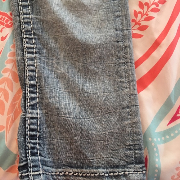 VIGOSS SZ 1/2 THE CHELSEA DENIM CAPRI LENGTH 21 - Picture 4 of 13